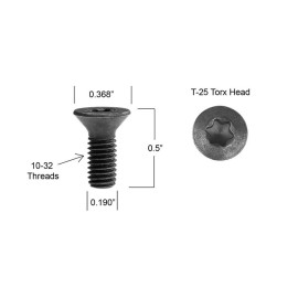 Spare Screws for Byrd Shelix Journal Head mounts the Insert KN400