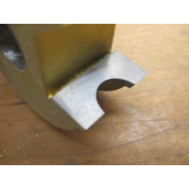 LRH 70-C 3/8" concave radius half round 3/4" bore