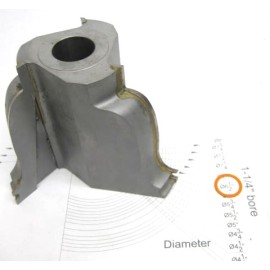 Leitz 3z shaper cutter spindle molder mantel 1-1/4