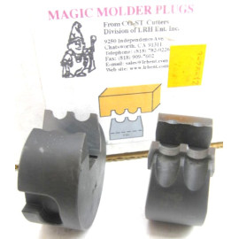 LRH Magic Molder Plugs P-34 N-34 Table Saw & Shaper Cutter carbide tip dbl bead