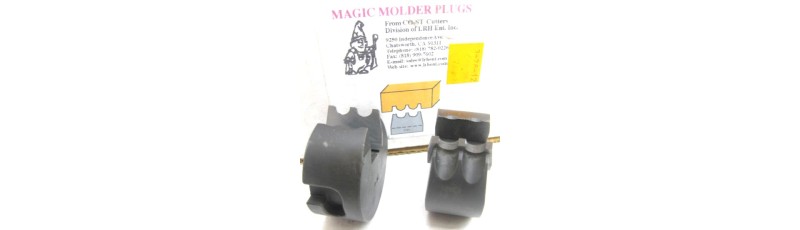 LRH Magic Molder Plugs P-34 N-34 Table Saw & Shaper Cutter carbide tip dbl bead