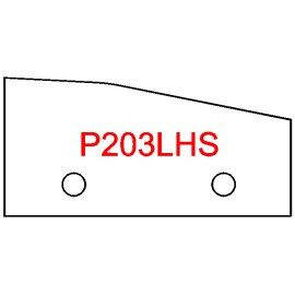 Byrd Raised Panel Carbide Tip set of 3 pattern P203LHS Chamfer