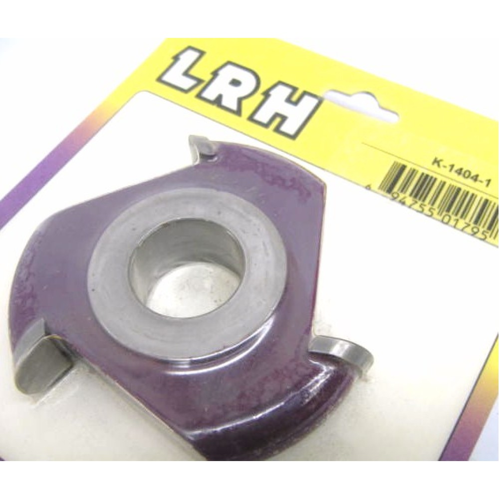 LRH K-1404 shaper cutter molder 3/8" convex 1" bore
