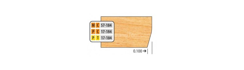 Freeborn PC-17-184 Bottom Door  Cutter for 32mm Hinge system