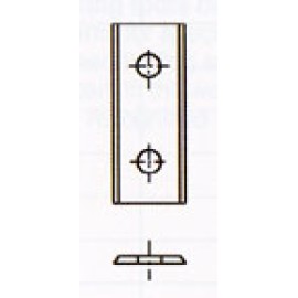17mm length x 12mm Width x 1.5mm Thick - 2-edge Carbide Insert - (Sold in boxes of 10.)
