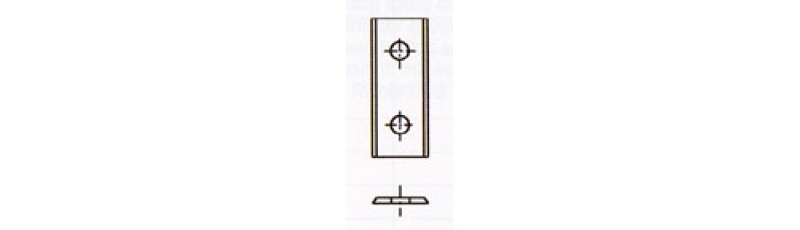 17mm length x 12mm Width x 1.5mm Thick - 2-edge Carbide Insert - (Sold in boxes of 10.)