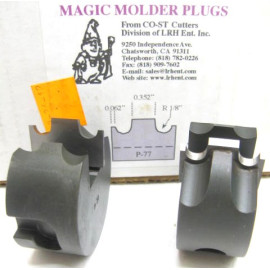 Magic Molder Plugs P-77 N-77 Table Saw & Shaper Cutter TCT beaded face frame