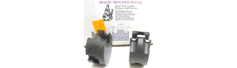 Magic Molder Plugs P-77 N-77 Table Saw & Shaper Cutter TCT beaded face frame