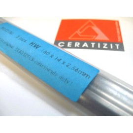 180mm Cut Length - Carbide Quick-Lock Terminus Style Planer Knife Ceratizit German