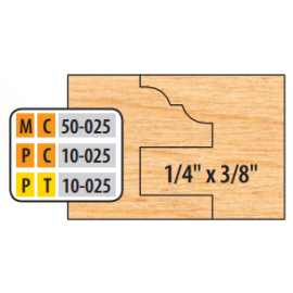 Freeborn PC-10-025 Cope & Pattern 6 piece shaper cutter set