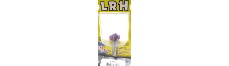 LRH R-1475-7 router bit 1/4" radius mdf raised panel door system 1/2" shank