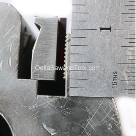 Shaper cutter molder 120mm/4.75" cut length x 4-1/2" ODx1-1/4" bore corrugated head 20 hook