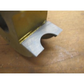 LRH 70-C 3/8" concave radius half round 3/4" bore