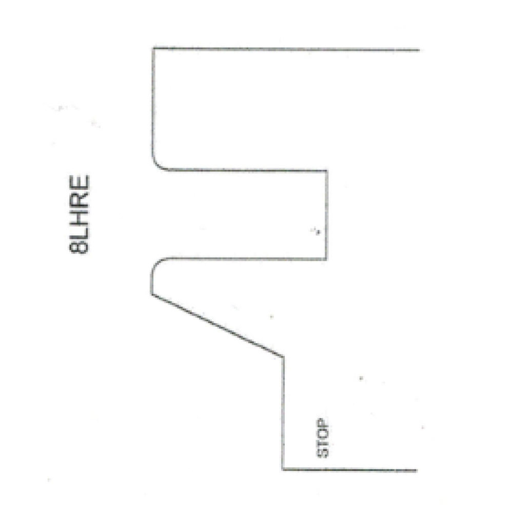 30mmWD SHAKER-STYLE RAIL CARBIDE INSERT Replacement tip 8LHRE