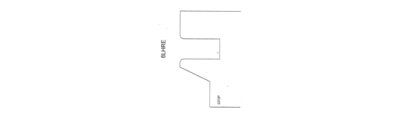 30mmWD SHAKER-STYLE RAIL CARBIDE INSERT Replacement tip 8LHRE