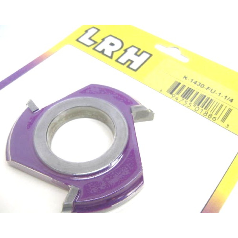 LRH K-1430 FU shaper cutter molder 1/8" radius quarter round concave 1-1/4" bore