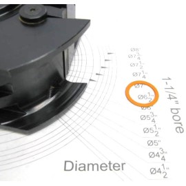 Stark MP140 60 Universal shaper cutter molder multi profile insert head 1-1/4