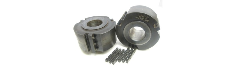 Planing Finishing S4S Carbide Insert Moulder Cutterheads 125x60x1-13/16" USA