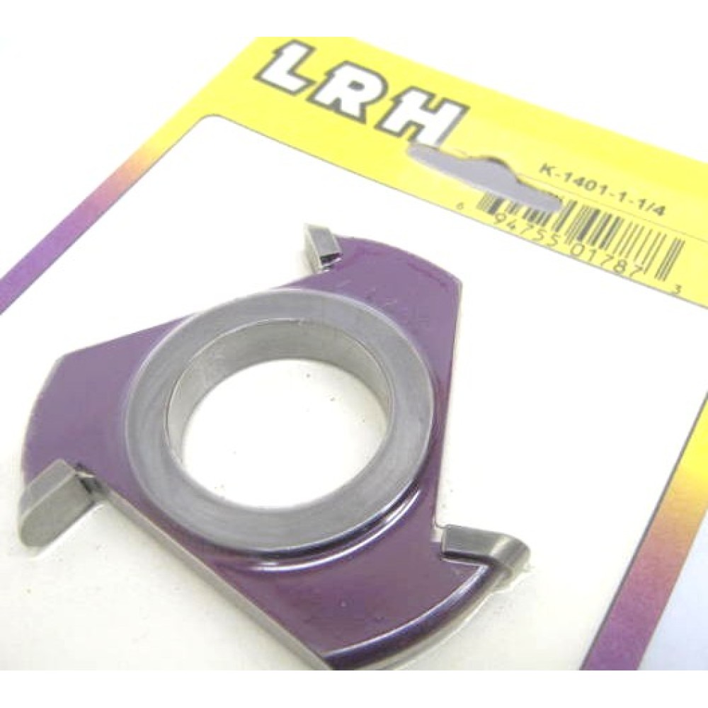 LRH K-1401 shaper cutter molder carbide tipped 1/8" convex radius 1-1/4" 