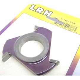 LRH K-1401 shaper cutter molder carbide tipped 1/8" convex radius 1-1/4" 