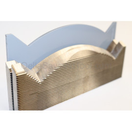 M2 corrugated back knives 7/8" x 5-1/4" crown for shaper or molder