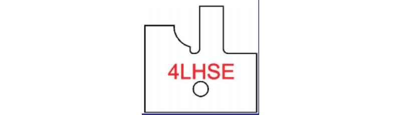 Byrd Rail Shaper Cutter Tip Set 4LHSE Inserts CCW - MFD