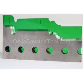 Williams and Hussey shop fox molder knives 1-1/8" x 4-13/16" casing