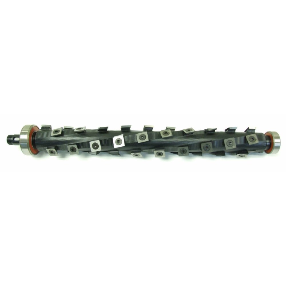 Byrd Shelix Head for DeWalt DW735 Planer with installed bearings