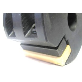 Byrd cutter head for corrugated knives 2'' cut length 3'' Diameter, Bore 3/4'' ,2 knives