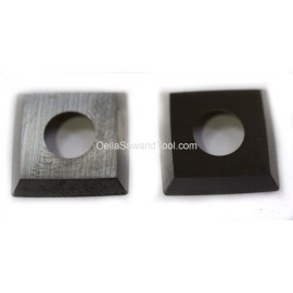 15mm x 15mm x 2.5mm Carbide Square Reversible knives 150mm radius and round corners