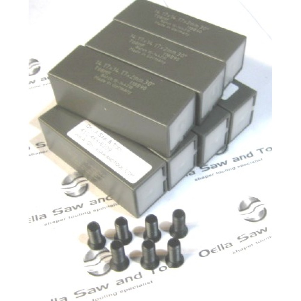 Complete Replacement Pack Carbide Inserts T21348 for Grizzly model G0453PX