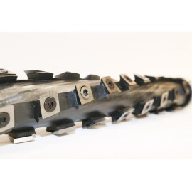 Byrd Shelix Head for DeWalt DW734 Planer with installed bearings