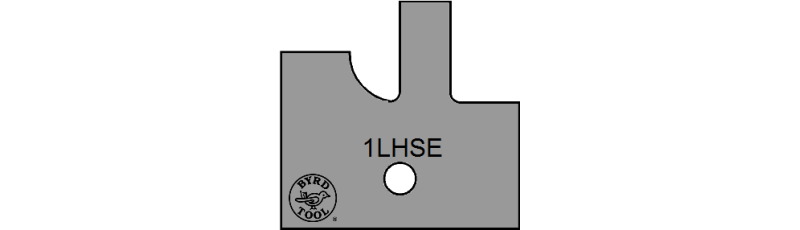 Byrd Stile Shaper Cutter Tip Set 1LHSE Inserts CCW - MFD