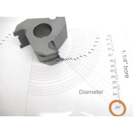 Leitz shaper cutter spindle molder mullion 1-1/4