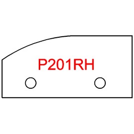 Byrd Raised Panel Carbide Tip set of 3 pattern P201LH Cove