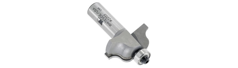 Whiteside 2203, Roman Ogee Bit, 1/4 Radius, 1/2 Shank