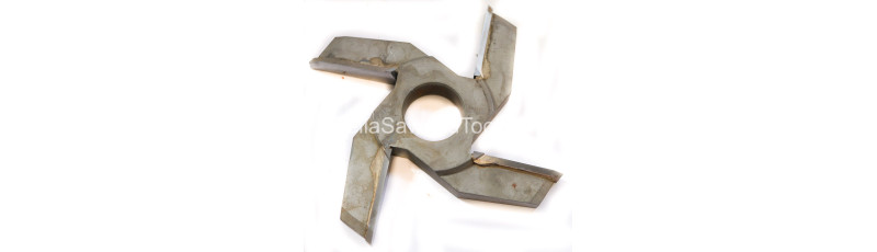 4 Wing Carbide Raised Panel Shaper Cutter  1-1/4