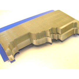 M2 corrugated back shaper knives 1-1/4" x 4-1/4" apron / casing