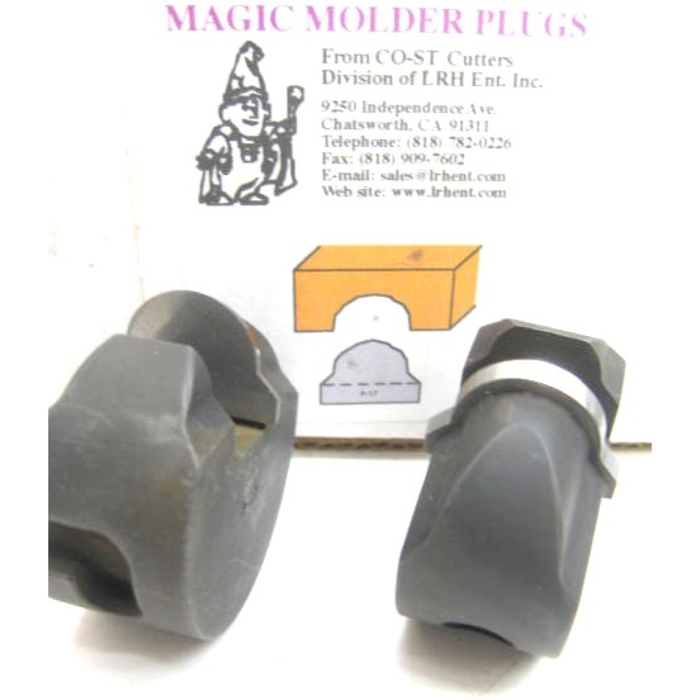 Magic Molder Plugs P-17 N-17 Table Saw & Shaper Cutter carbide tip flute