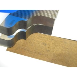 New M2 corrugated back knives base / edge / solid crown 5/16