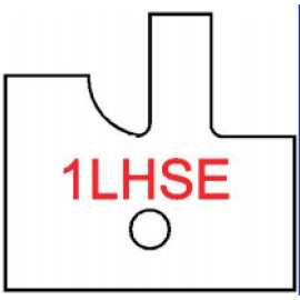 Byrd Rail Shaper Cutter loaded with 1LHSE Inserts CCW MFD