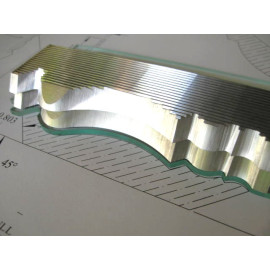 M2 corrugated back  knives for architecturally significant 13/16 x 4-1/4" crown