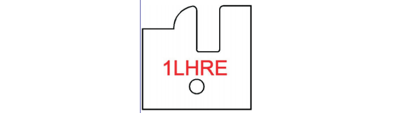 Byrd Rail Shaper Cutter loaded with 1LHRE Inserts CCW MFD