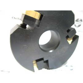 Byrd cutter head for corrugated knives 1'' cut length 3-1/2'' Diameter, Bore 1'' 3 knives