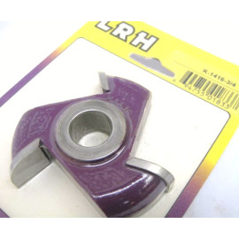 LRH K-1416 shaper cutter molder 1/2" radius quarter round convex 3/4"