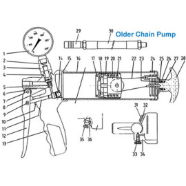 Wanner - 33794 - Spare Parts Rebuild Kit - Older Pumps for Weinig Wadkin (metal handle)