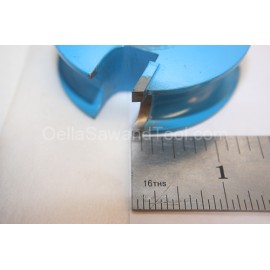 Half Round / Bull Nose  1/4" Radius shaper cutter preowned 3/4" bore