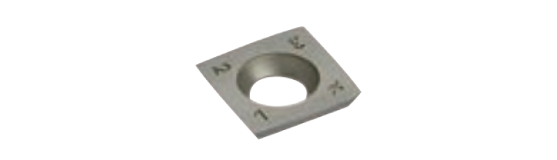 15mm x 15mm x 2.5mm Carbide Square Reversible knives - 150mm radius and round corners