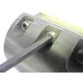 Byrd cutter head for corrugated knives 2'' cut length 3'' Diameter, Bore 3/4'' ,2 knives