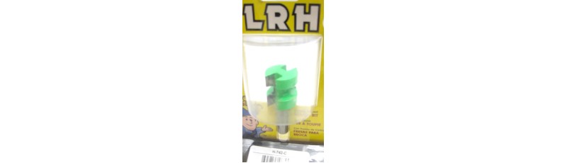 New LRH H-742-C router shaper bit  v - groove 1/2" shank